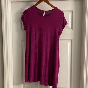 Mittoshop Deep Magenta T-shirt Dress Small